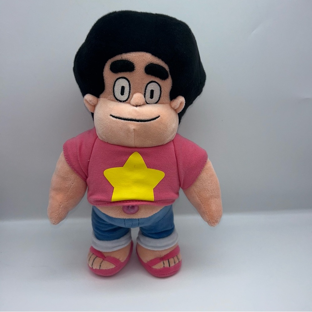 Steven Universe Plush Stuffed Cartoon Network Character 12" Pink Gem Belly Star